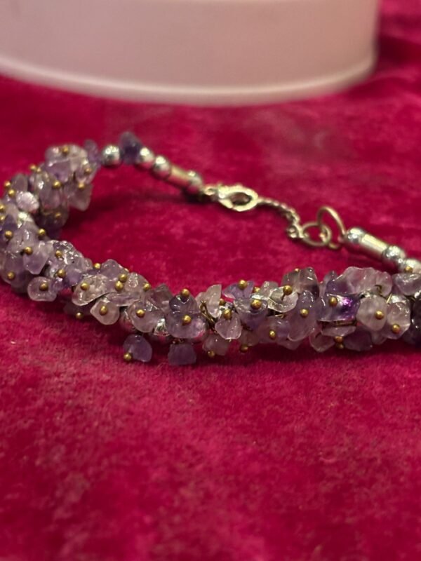 Amethyst Chip Bracelet