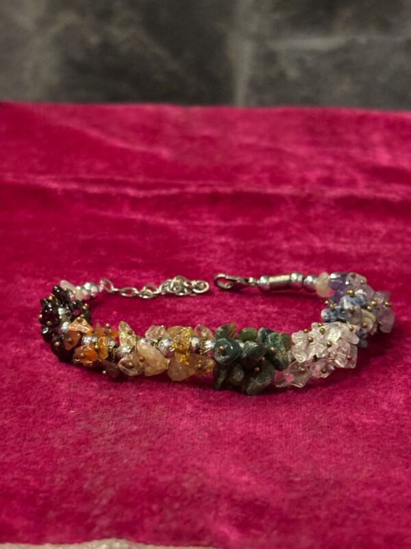 Seven Chakra Chip Bracelet